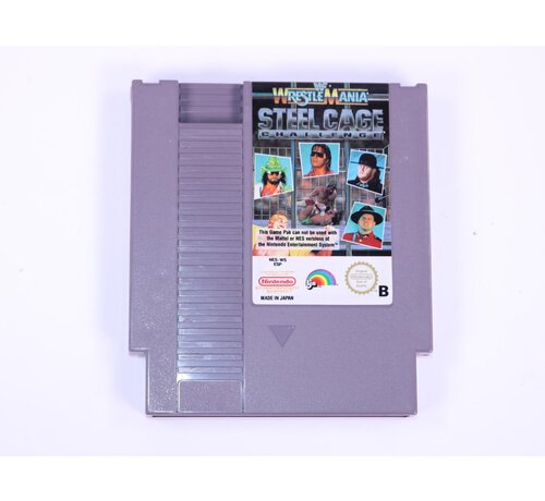 Sculptured Software NES - WWF Wrestlemania Steel Cage Challenge