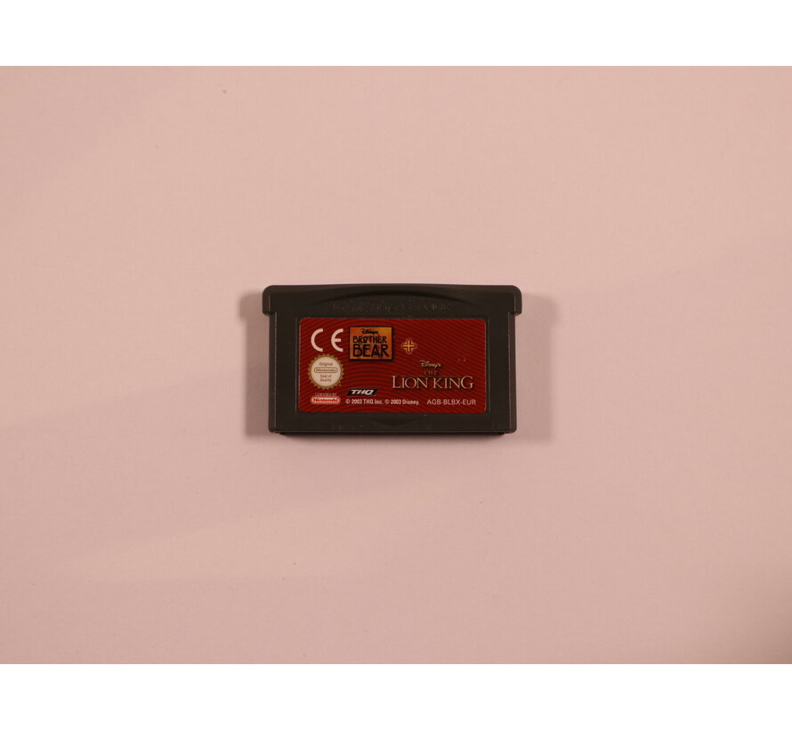 Game Boy Advance - Brother Bear + The Lion King