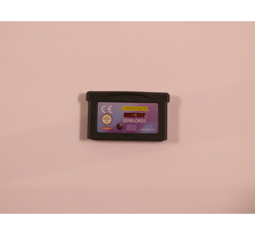 Game Boy Advance - Centipede / Breakout / Warlords