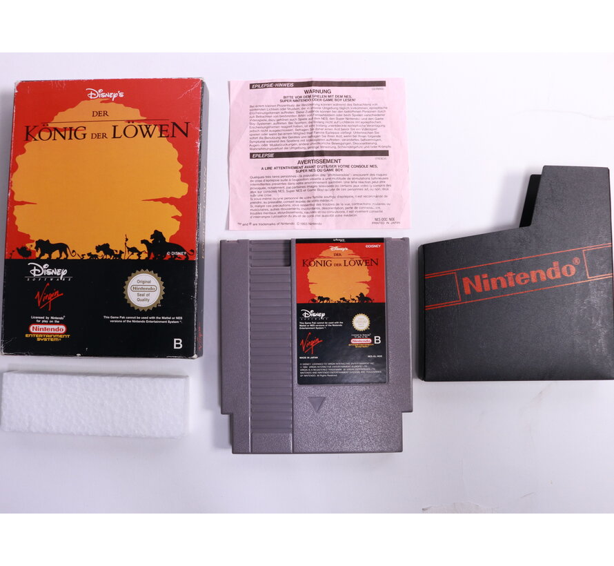 NES - Lion King / Der König Der Löwen - Boxed