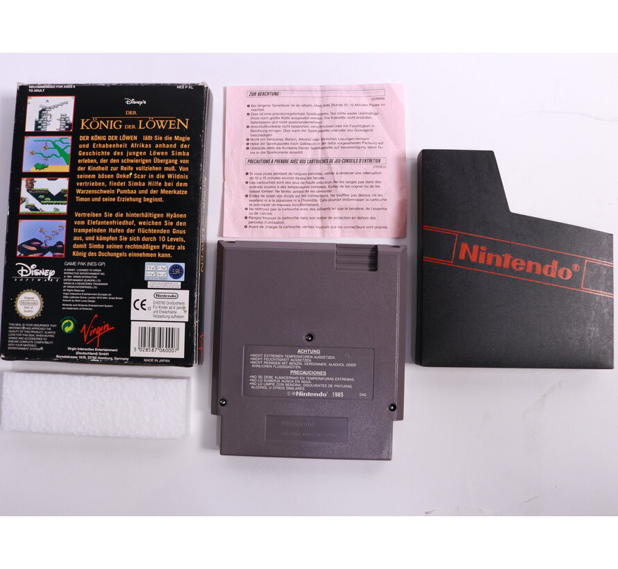 NES - Lion King / Der König Der Löwen - Boxed
