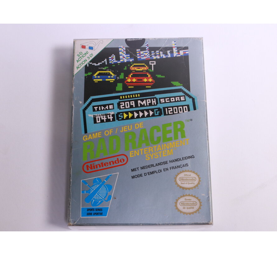 NES - Rad Racer - Boxed