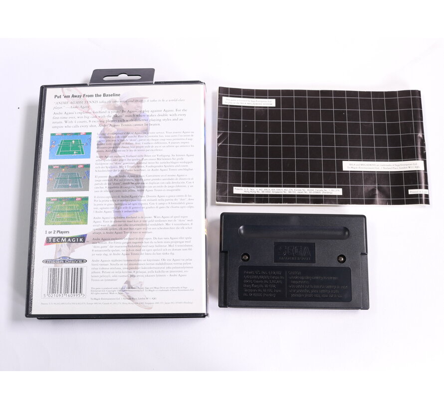 SEGA Mega Drive - Andre Agassi Tennis