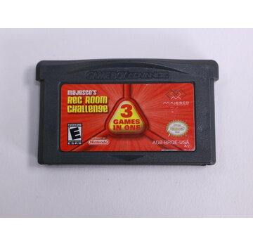 Majesco Game boy Advance - Majesco's & Rec Room & Challenge 3 Games in One