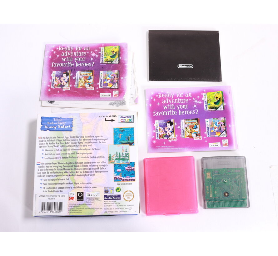 Game Boy Color - Pooh And Tigger Hunny Safari - Boxed CIB