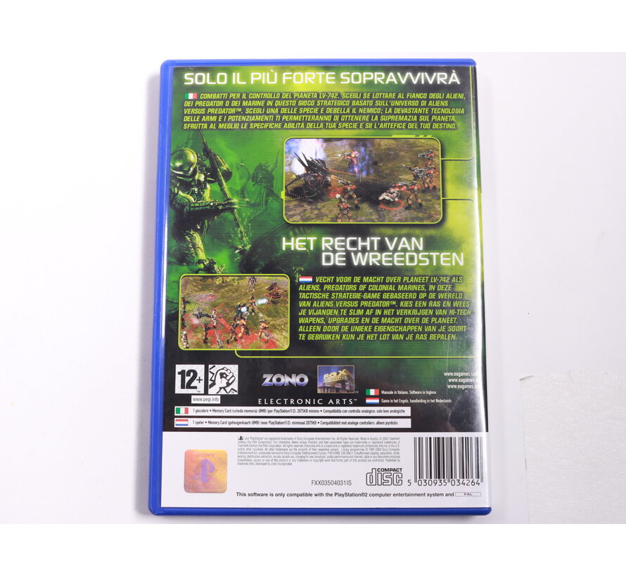 PlayStation 2 - Aliens Versus Predator: Extinction