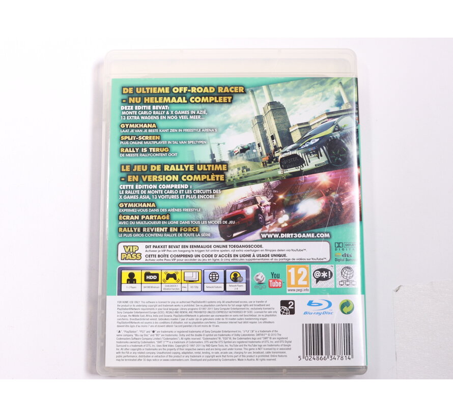 Playstation 3 - Dirt 3 - Complete Edition
