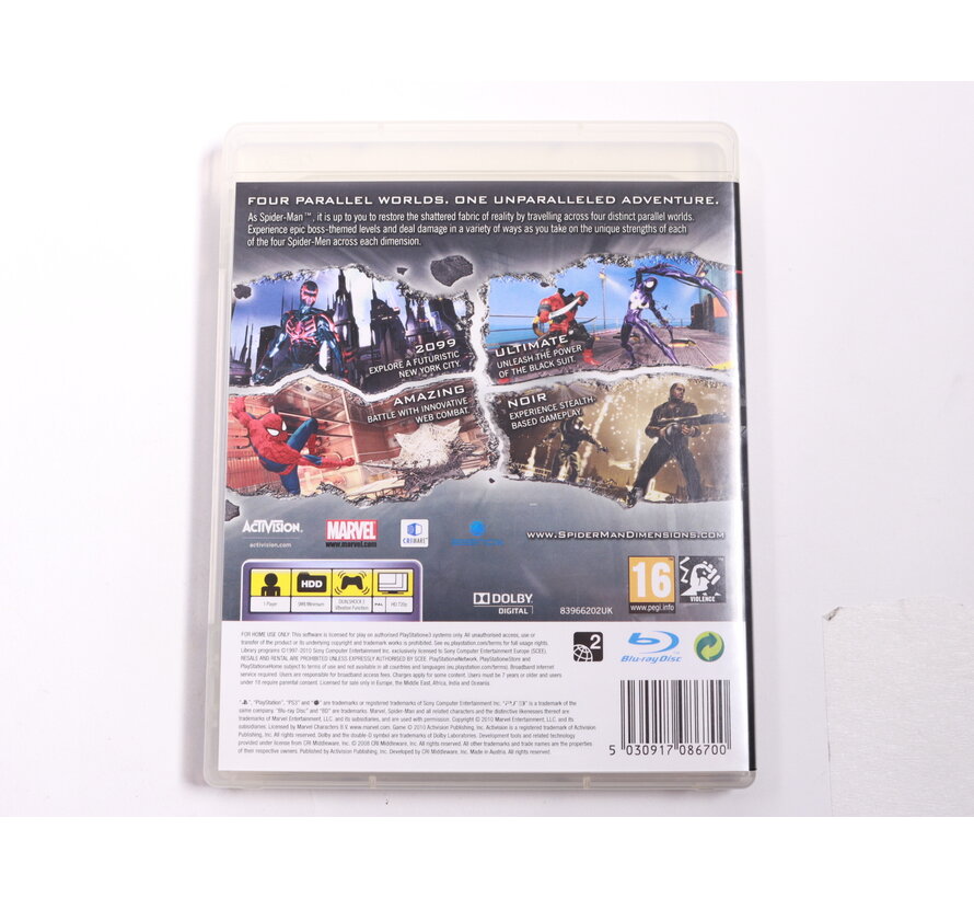 Playstation 3 - Spider Man 2 - Shattered Dimensions