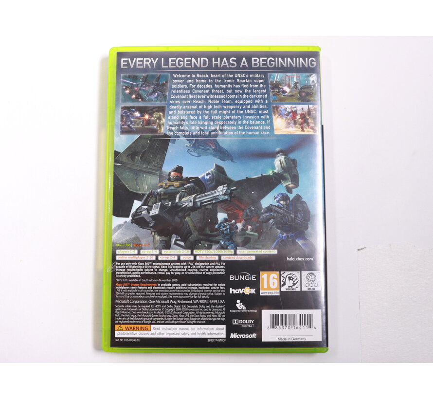Xbox 360 - Halo: Reach