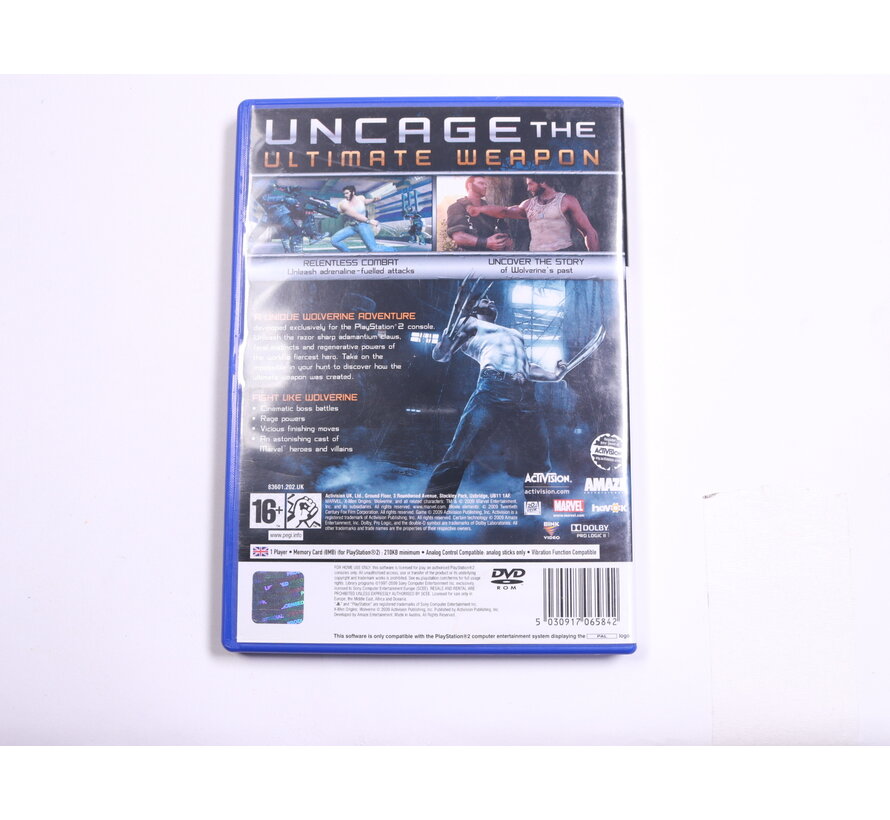 Playstation 2 - X-Men Origins: Wolverine