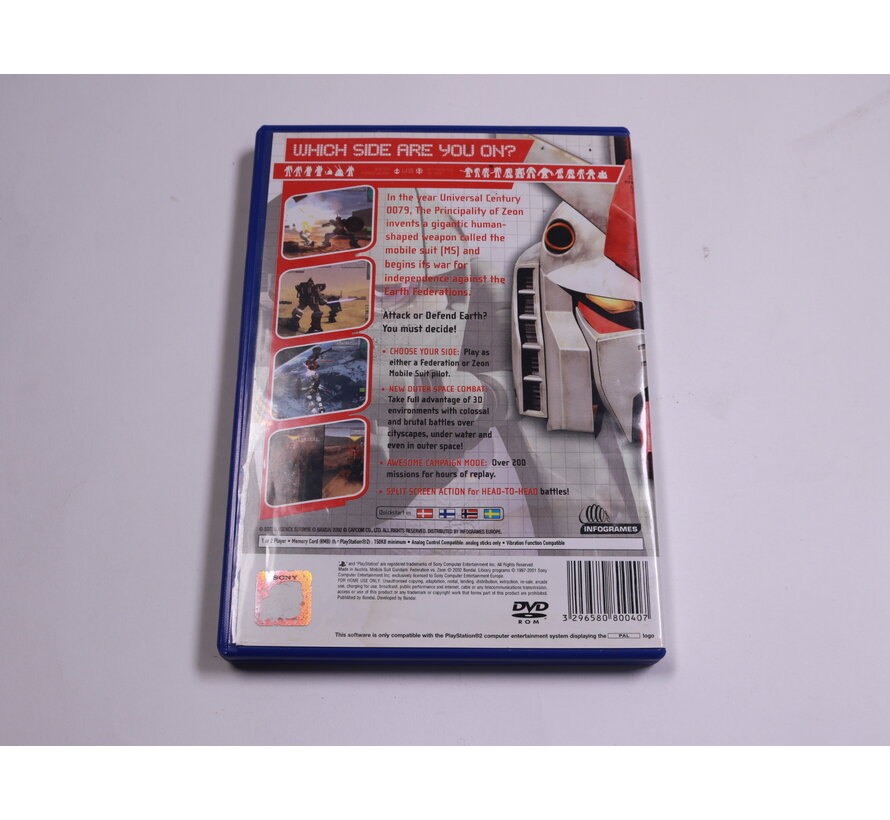 PlayStation 2 - Mobile Suit Gundam: Federation vs. Zeon