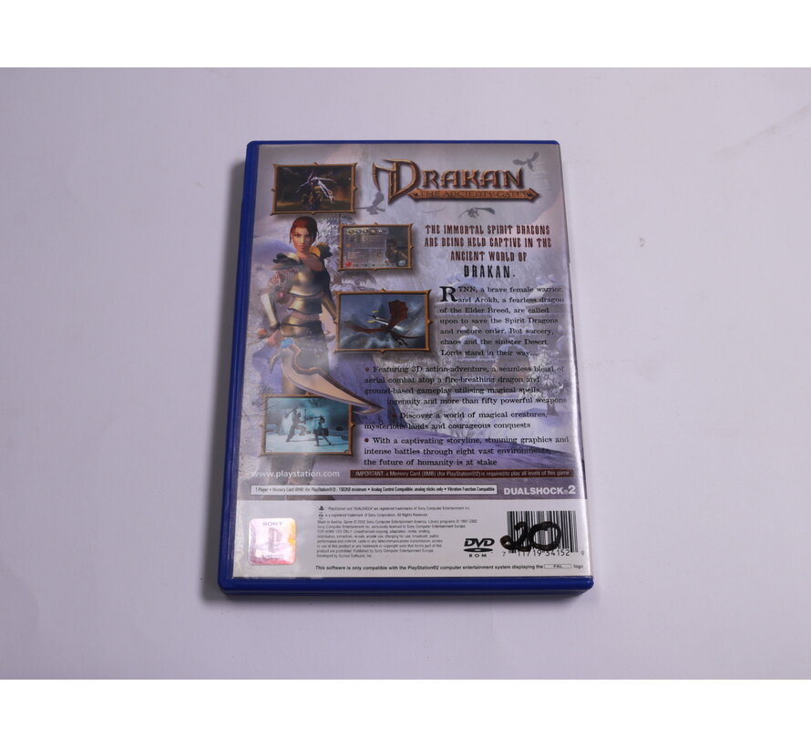 PlayStation 2 - Drakan: The Ancients' Gates  [No Manual]