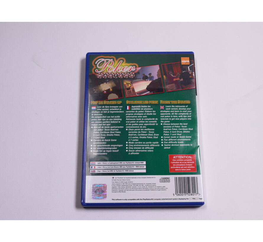 Playstation 2 - Poker Masters