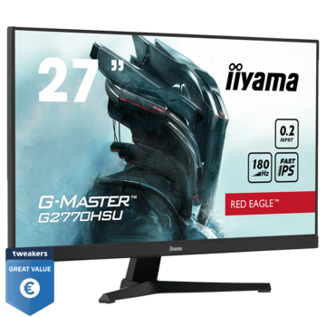 Iiyama G-Master G2770HSU-B6 | 1080P - 180hz - 0,2ms - IPS - 27 inch