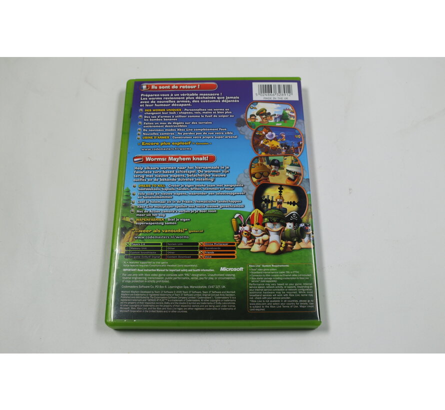 Xbox Classic - Worms 4: Mayhem