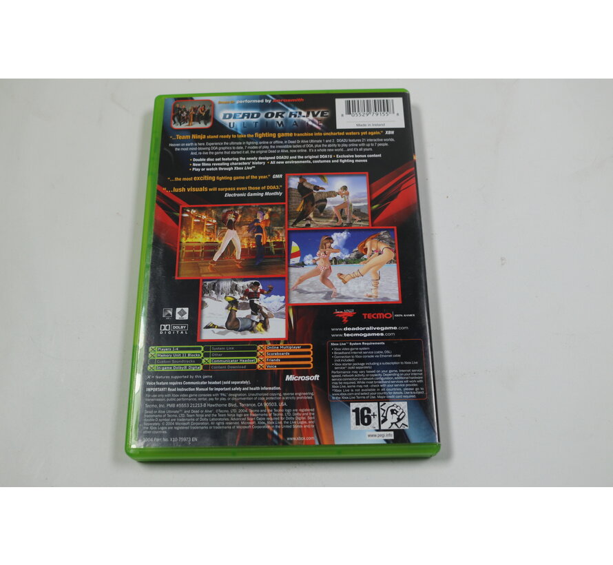 Xbox Classic - Dead or Alive Ultimate