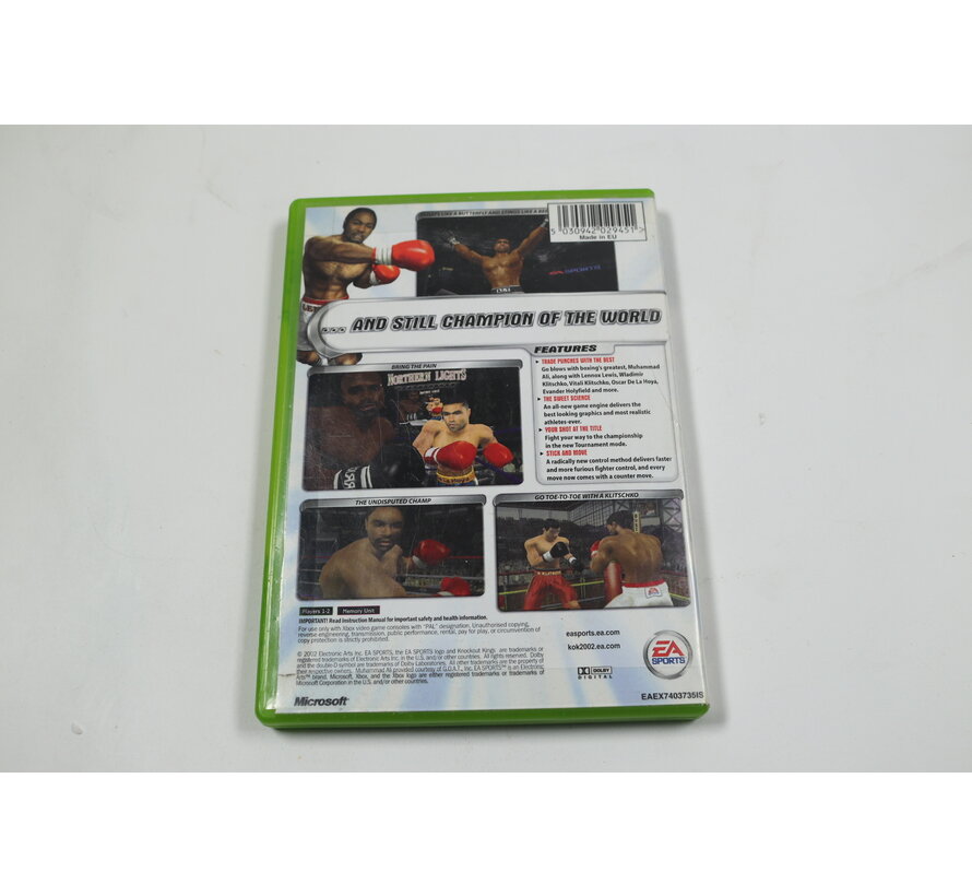 Xbox Classic - Knockout Kings 2002