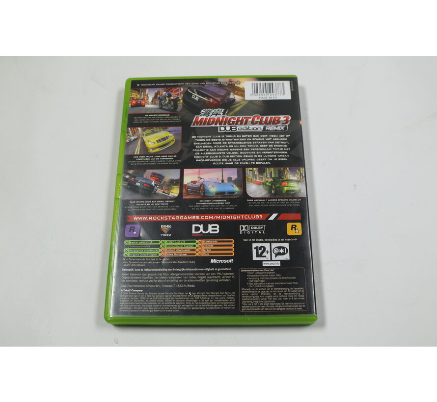 Xbox Classic - Midnight Club 3: DUB Edition