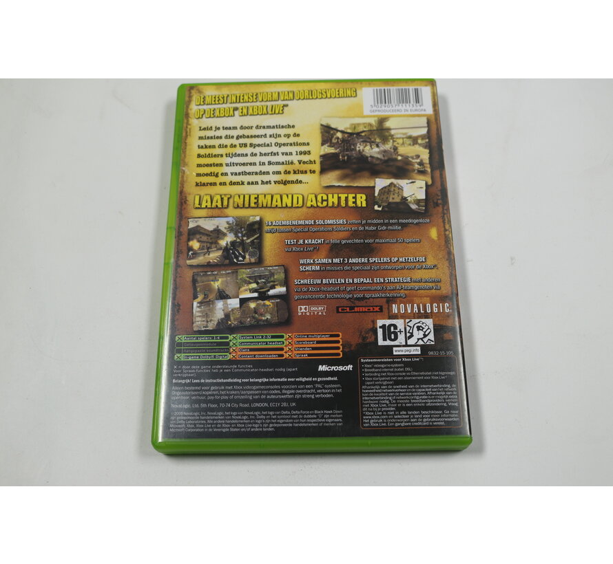 Xbox Classic - Delta Force: Black Hawk Down