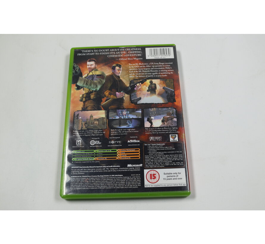 Xbox Classic - Return to Castle Wolfenstein: Tides of War