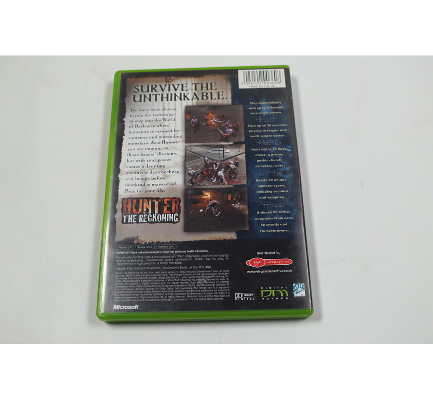 Xbox Classic - Hunter: The Reckoning