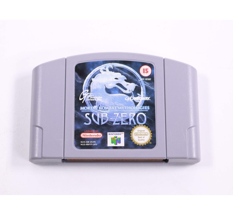 N64 - Mortal Kombat Mythologies Sub-Zero