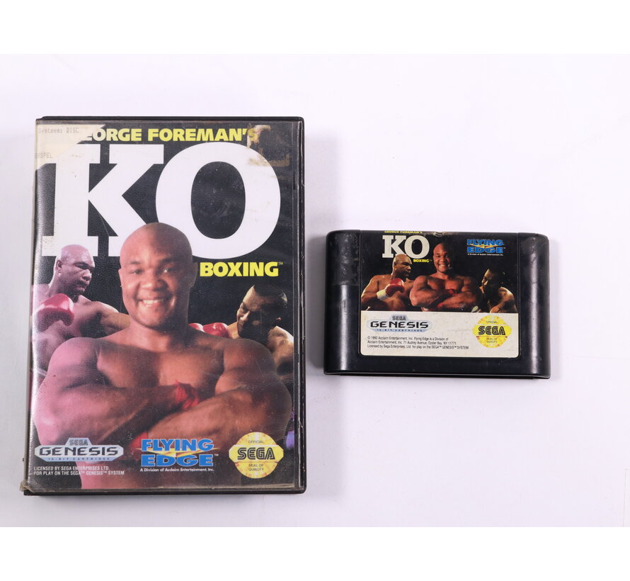 SEGA Genesis - George Foreman's KO Boxing  [No Manual]