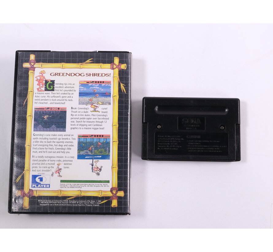 SEGA Mega Drive - Greendog: The Beached Surfer Dude! [No Manual]