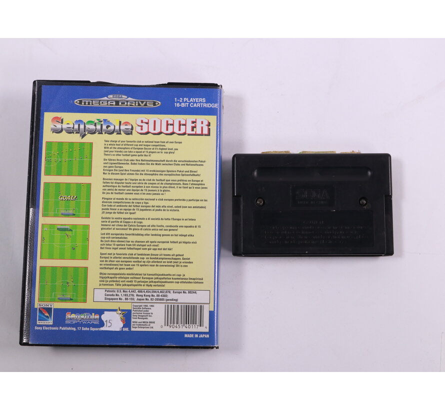 SEGA Mega Drive  - Sensible Soccer: European Champions [No Manual]