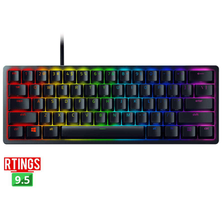 Huntsman Mini "Linear Red" | 60% - RGB - Mechanisch (QWERTY US)