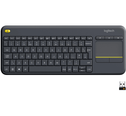 Logitech Touch K400 Plus | 70% - Draadloos - Membraan (QWERTY NL)