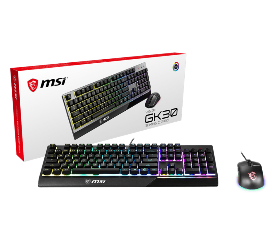 Vigor GK30 Combo | Full - RGB - Half-Mechanisch (QWERTY US)