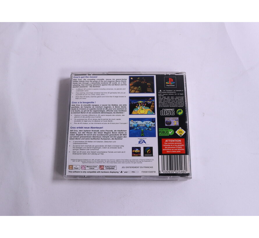 PlayStation 1 - Croc: Legend of the Gobbos  [Classics]