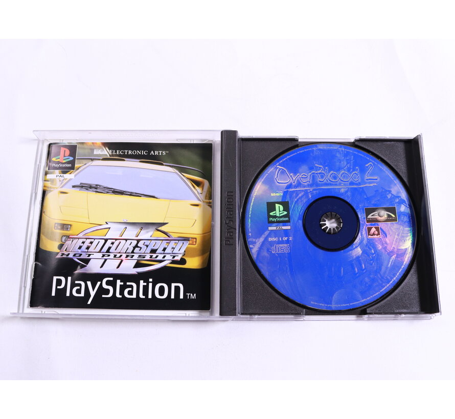 Playstation 1 - Need For Speed Hot Pursuit / Overblood 2