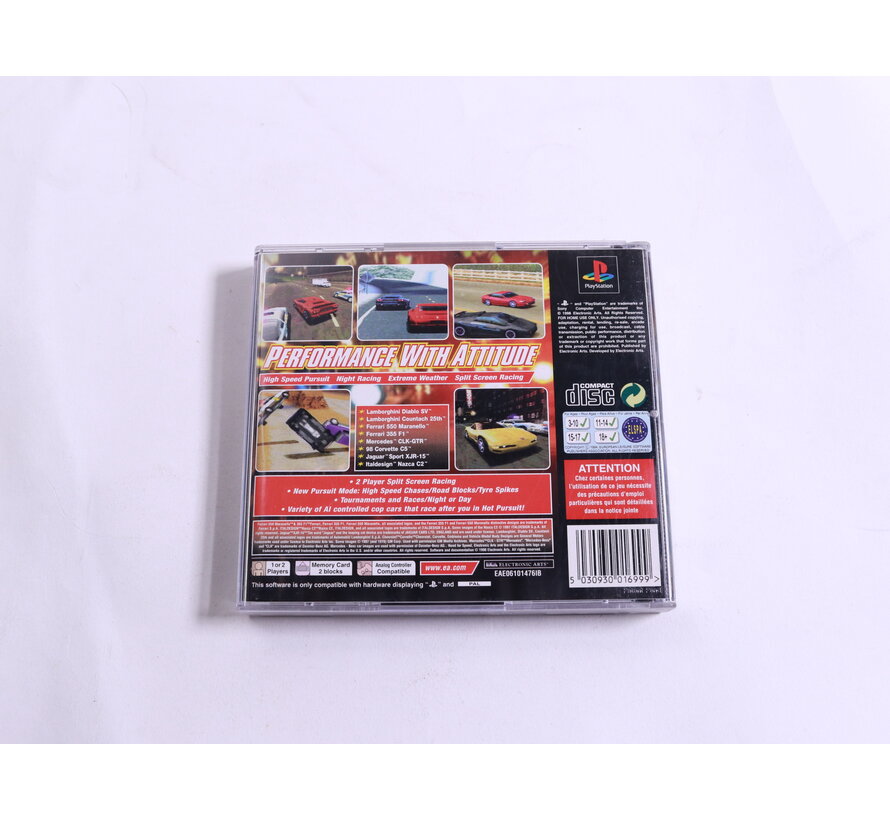 Playstation 1 - Need For Speed Hot Pursuit / Overblood 2