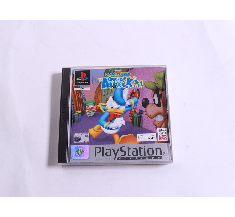 Playstation 1 - Donald Duck: Quack Attack?! [Platinum]  [No Manual]