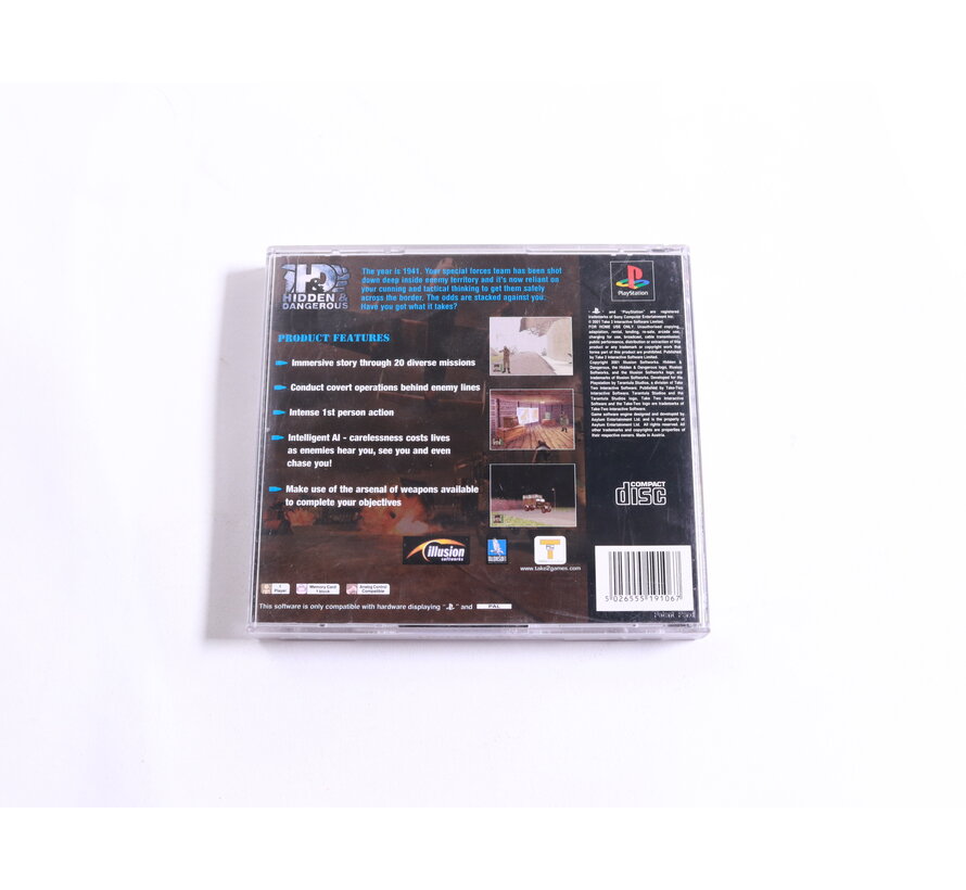 Playstation 1 - Hidden & Dangerous
