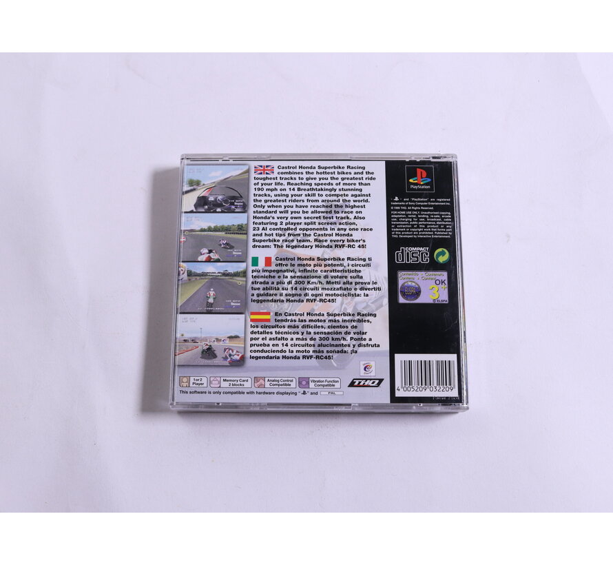 PlayStation 1 - Castrol Honda Superbike Racing