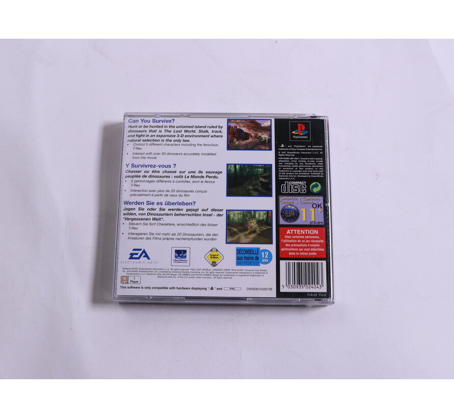 Playstation 1 - The Lost World: Jurassic Park  [Classics]