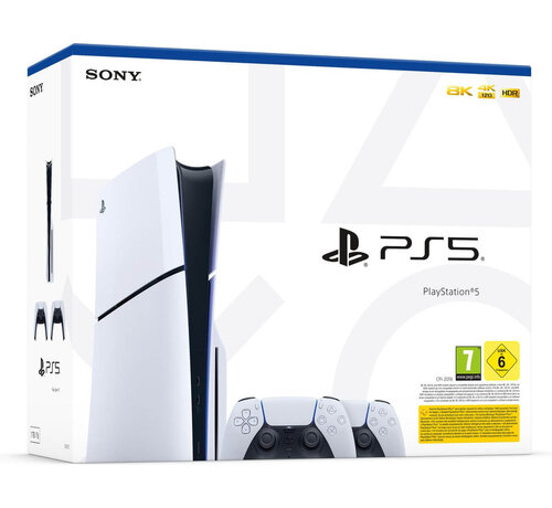 Sony Playstation 5 Slim Disc Edition + Extra Controller Wit