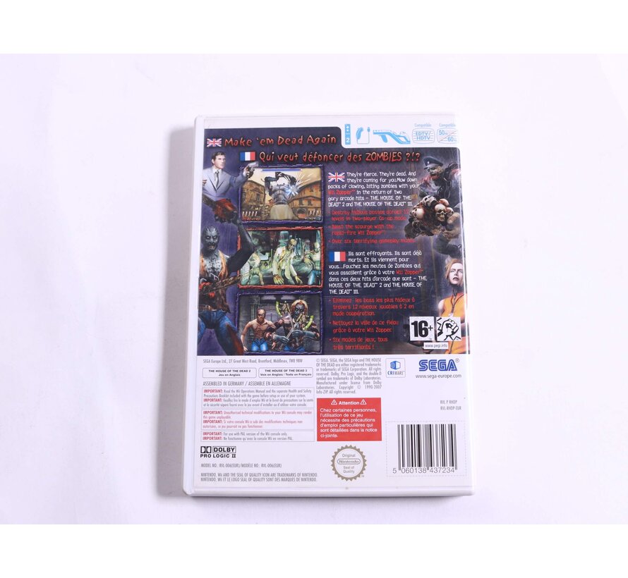 WII - The House of The Dead 2&3