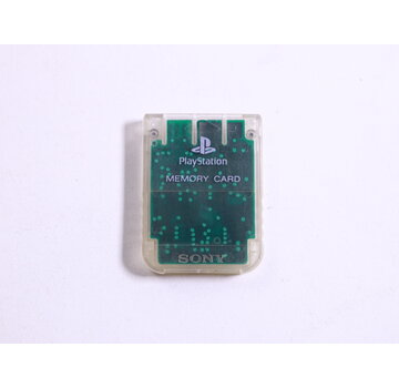 Sony Playstation 1 - Memory Card Origineel - Transparant