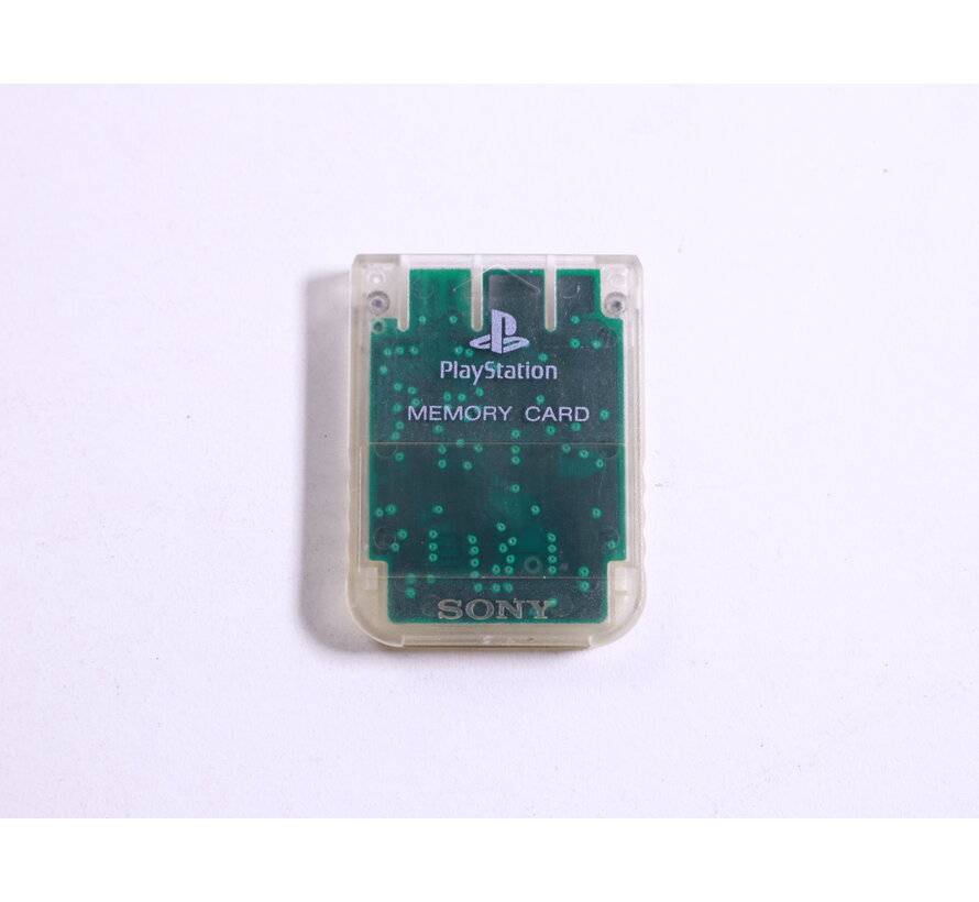Playstation 1 - Memory Card Origineel - Transparant