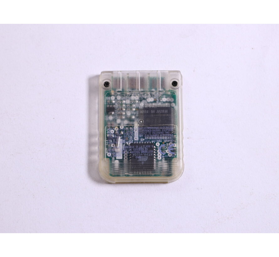 Playstation 1 - Memory Card Origineel - Transparant