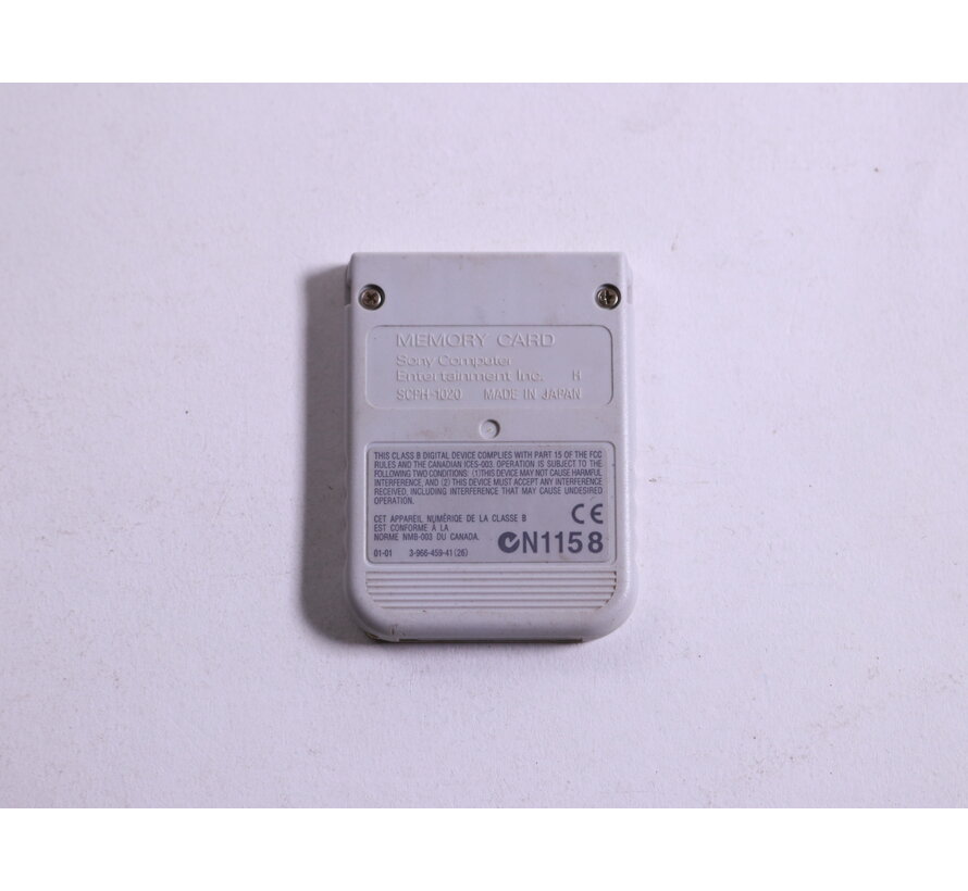 PlayStation - Memory Card [Original / Light Gray]