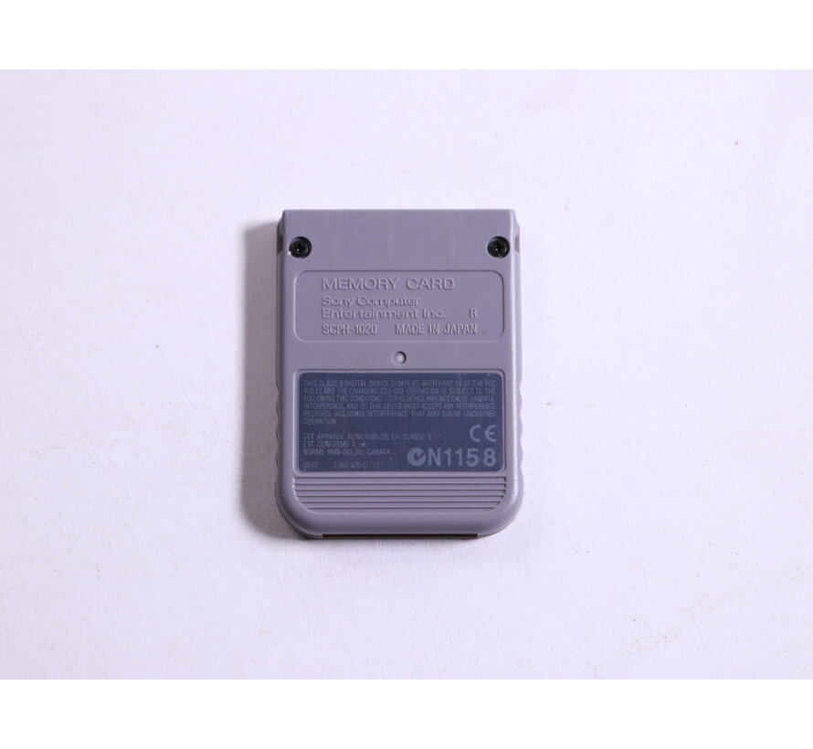 Playstation 1 - Memory Card Origineel (Grijs)