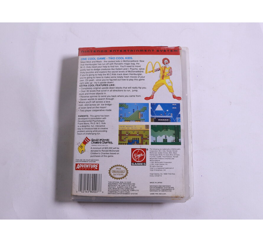 NES - M.C. Kids - USA - Plastic Boxed