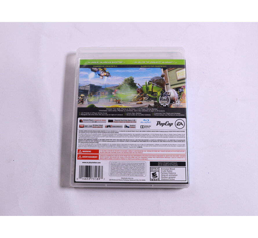Playstation 3 - Plants Vs Zombies Garden Warfare