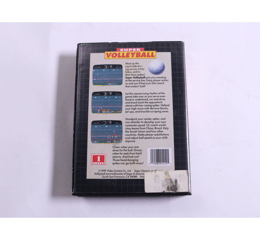 SEGA Genesis - Super VolleyBall [No Manual]