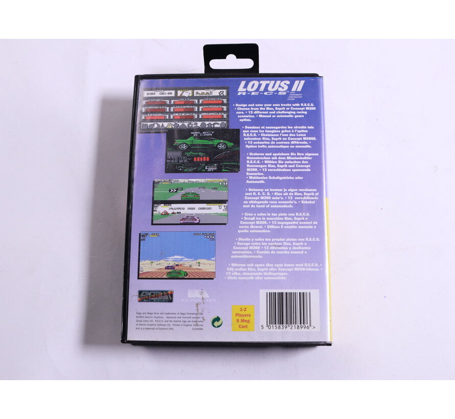 SEGA Genesis - Lotus II: R.E.C.S.
